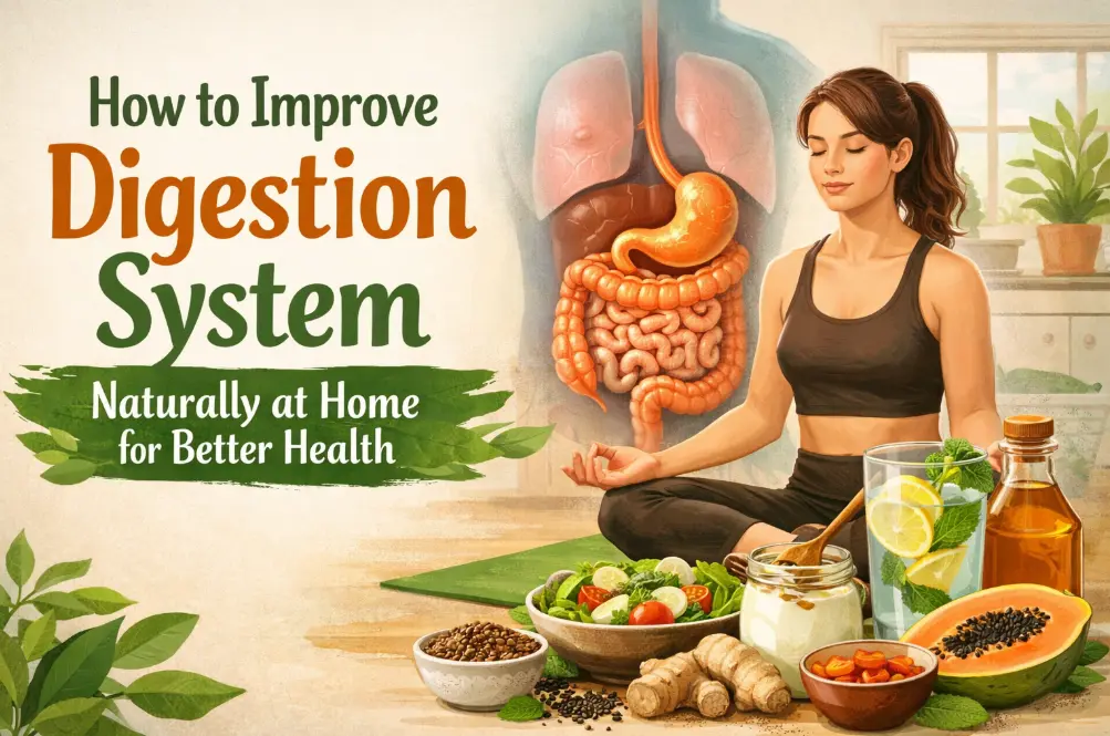 How to Improve Digestion System Naturally at Home for Better Health