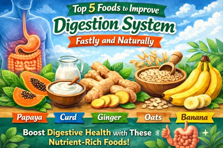 Top 5 Foods to Improve Digestion System Naturally
