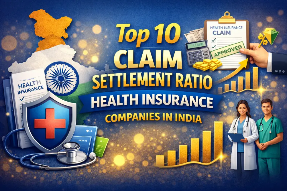 Top 10 Claim Settlement Ratio Health Insurance Companies in India