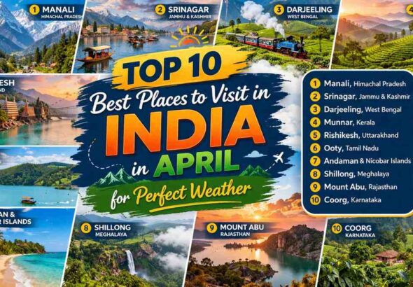 best places to visit in april in india