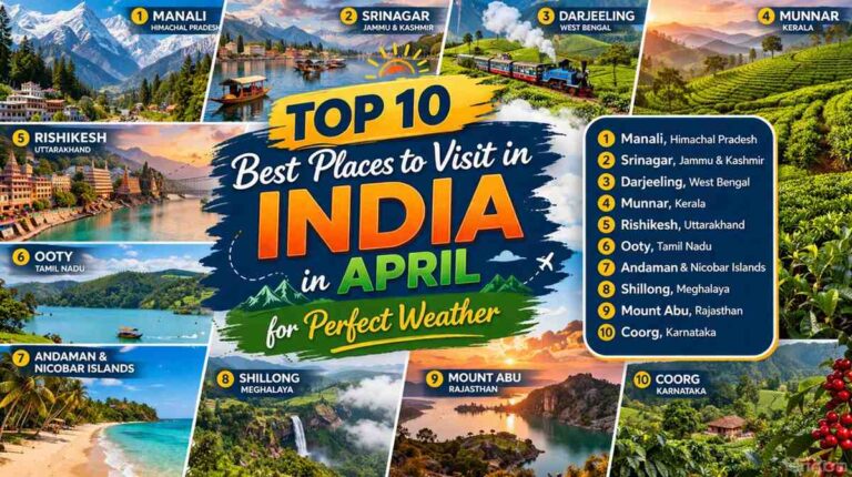 best places to visit in april in india